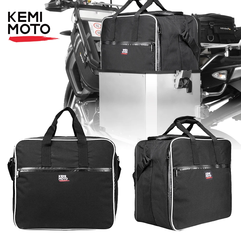 KEMiMOTO Motorcycle Luggage Bags for BMW R1200GS Adv Black Inner Bags R 1200 GS adventure WATER-COOLED 2013-2017