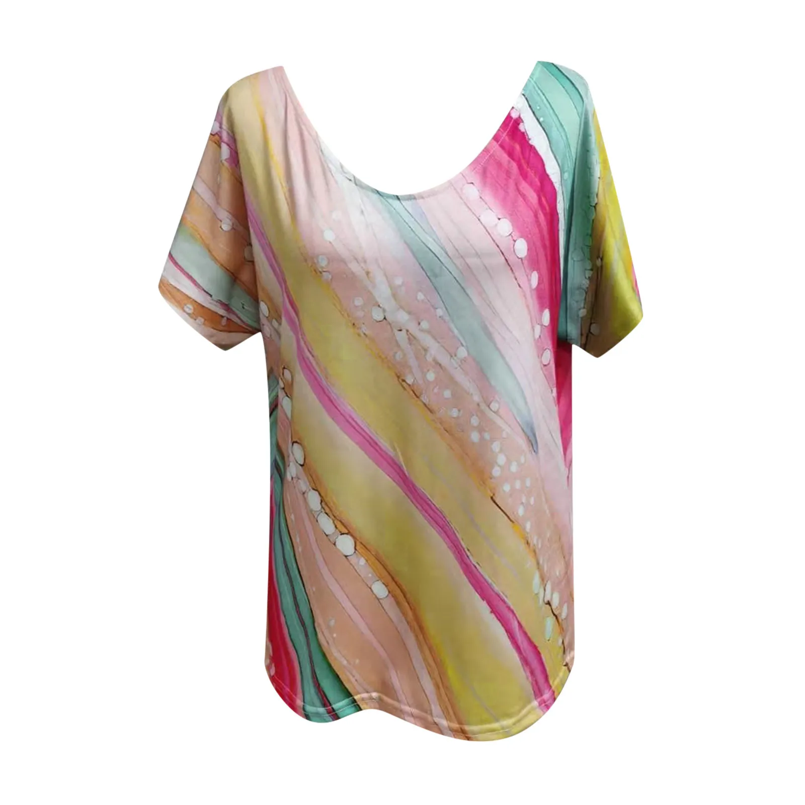 

Plus Size Women Blouse Short Sleeve Printed V-neck Tops Tee Shirt Blouse T-shirty Damskie Ropa De Mujer 2021 Summer Femme