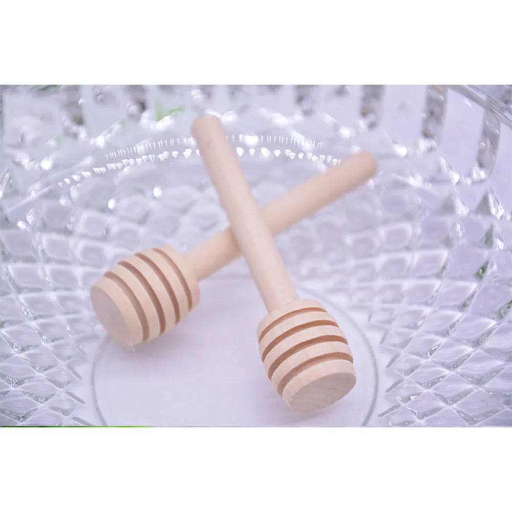 

30PCS Mini Wooden Honey Dipper Sticks Portable Honey Sticks for Honey Jar Dispense Drizzle Honey and Wedding Party Favors