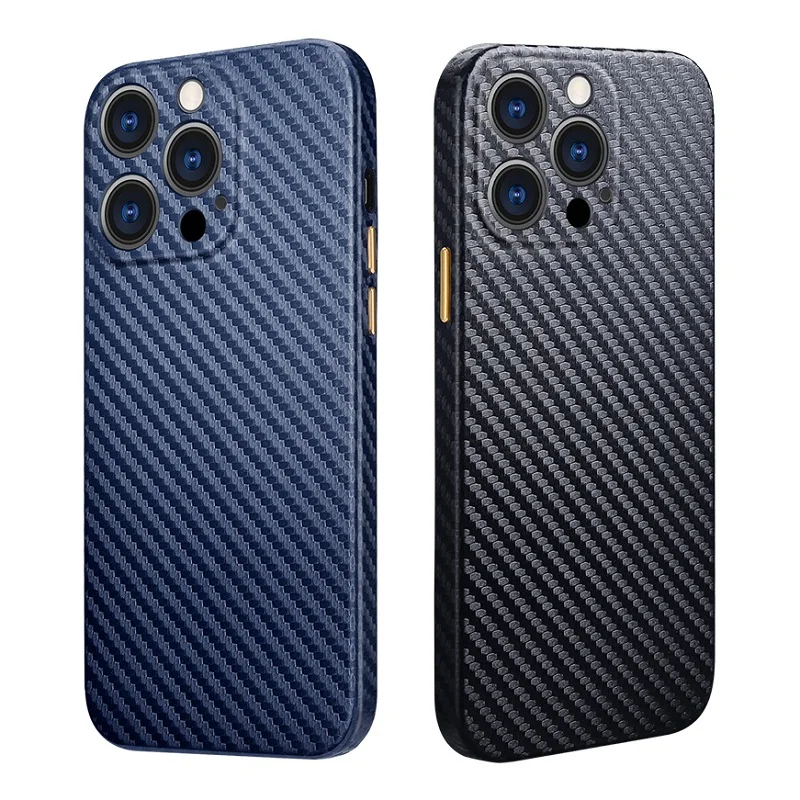 

Luxury Cute Carbon Fiber Pattern Leather Thin Case For iPhone 13 Pro Max 13Pro 13ProMax Phone Cases Full Protect Slim Hard Cover