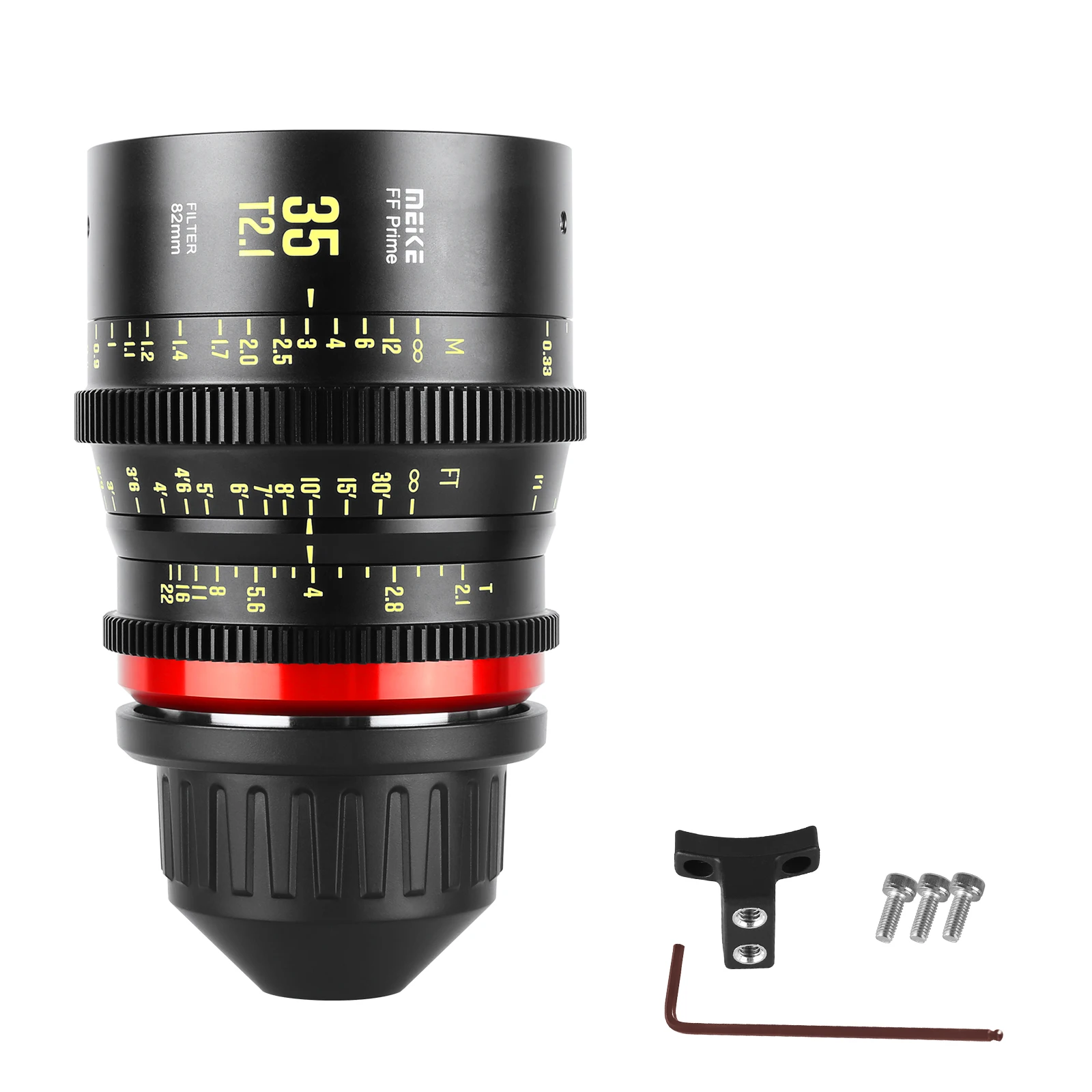 

Meike Prime 35mm T2.1 Full Frame Cine Lens for PL-Mount Cameras