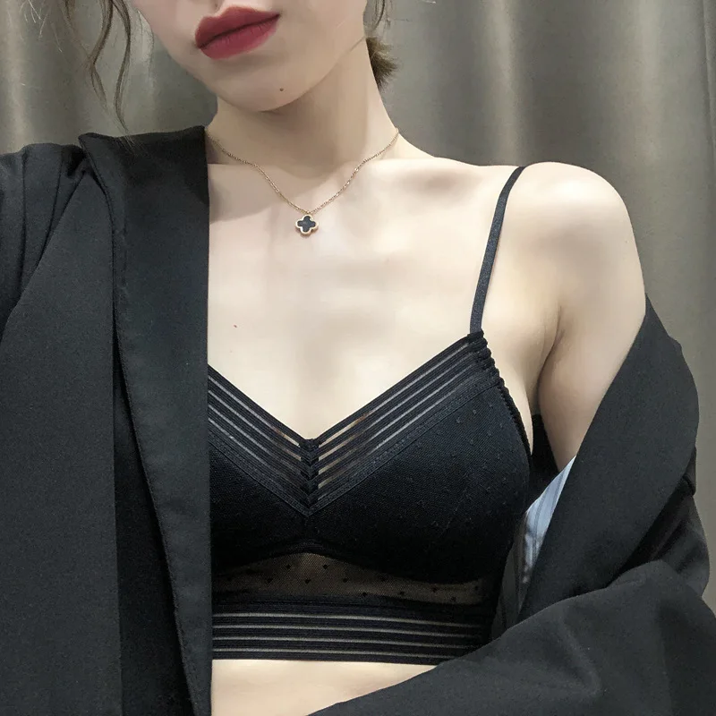 

Z Underwear Female Beauty Back No Steel Ring Super Thin French U-Shaped Formal Dress