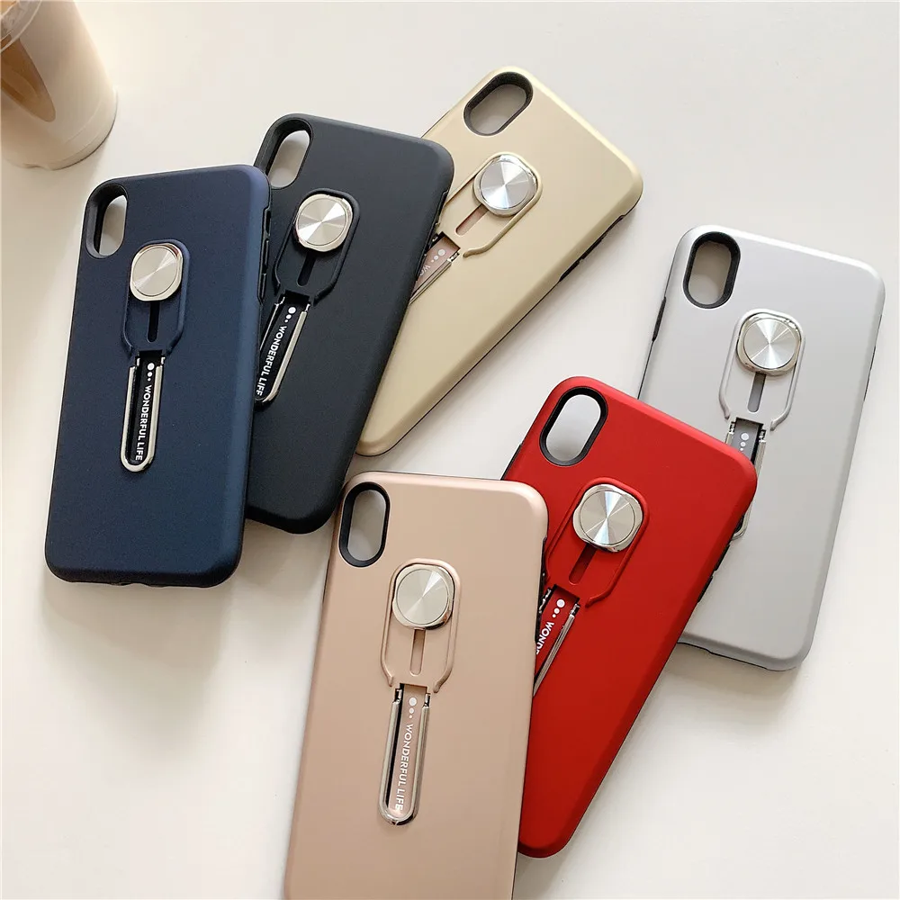 Роскошный чехол для телефона с магнитным кольцом для iphone 11 pro max Xs max XR X 8 7 6s Plus силиконовый автомобильный держатель с кольцом на палец