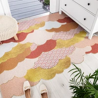 nordic cut printed doormat carpet home pvc silk loop floor entrance mats carpet living room bedroom bathroom non slip door mats