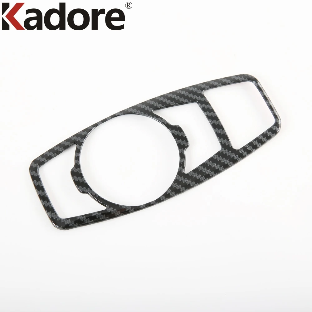 Панель переключателя фар из углеродного волокна для Ford Edge 2021 2022 декоративная