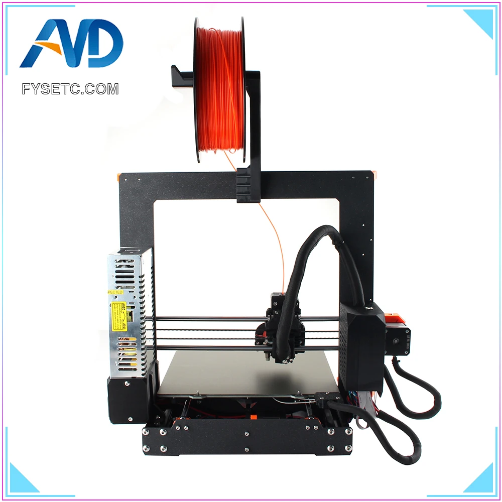 1 Set Complete DIY Clone Prusa i3 MK3S 3D Printer Full Kit With Aluminum Alloy Frame Profile Magnetic Heat Bed Motor Einsy board