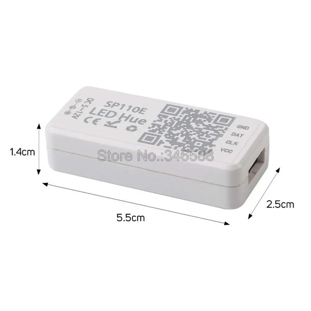SP110E Bluetooth контроллер пикселей 1024 для DC5V DC12V WS2811 WS2812 SK6812 RGB RGBW APA102 WS2801 цветная
