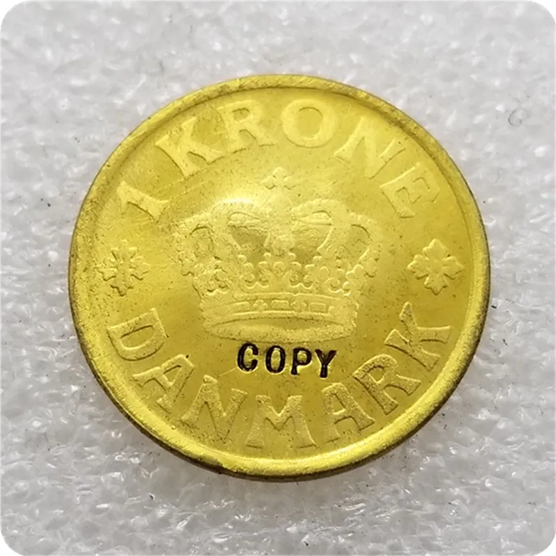 1924 Дания копия монеты KRONER 1|Безвалютные монеты| |