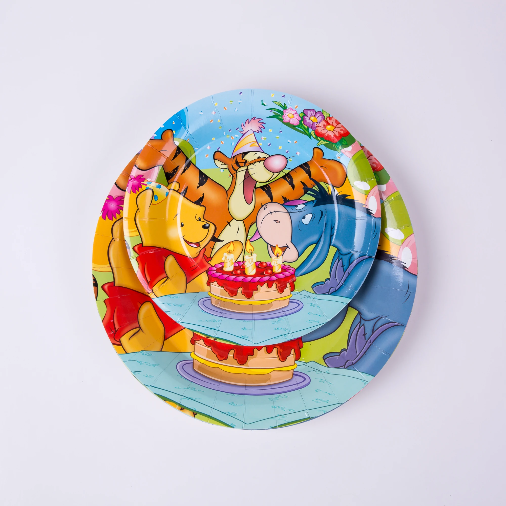 Набор из мультфильмов Винни-Пух для вечерние одноразовая посуда мальчиков и