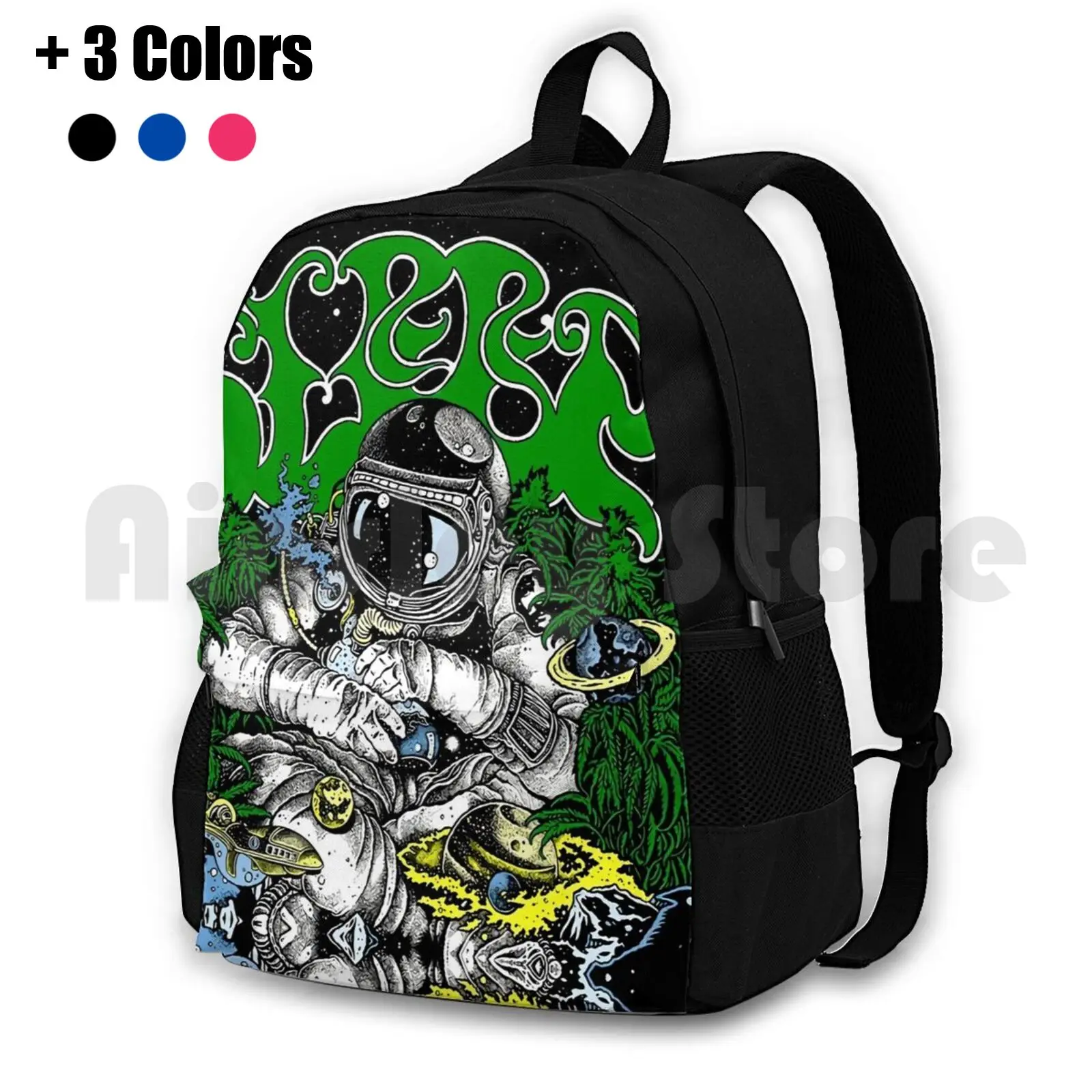 

Sleep Metal Sludge Stoner Band-The [ Green Alternative ] Outdoor Hiking Backpack Waterproof Camping Travel Sleep Band Music