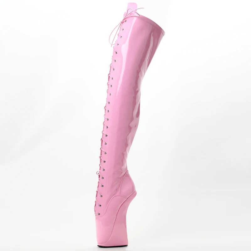 Сапоги-чулки женские на очень высоком каблуке 18 см/7 дюймов | Обувь