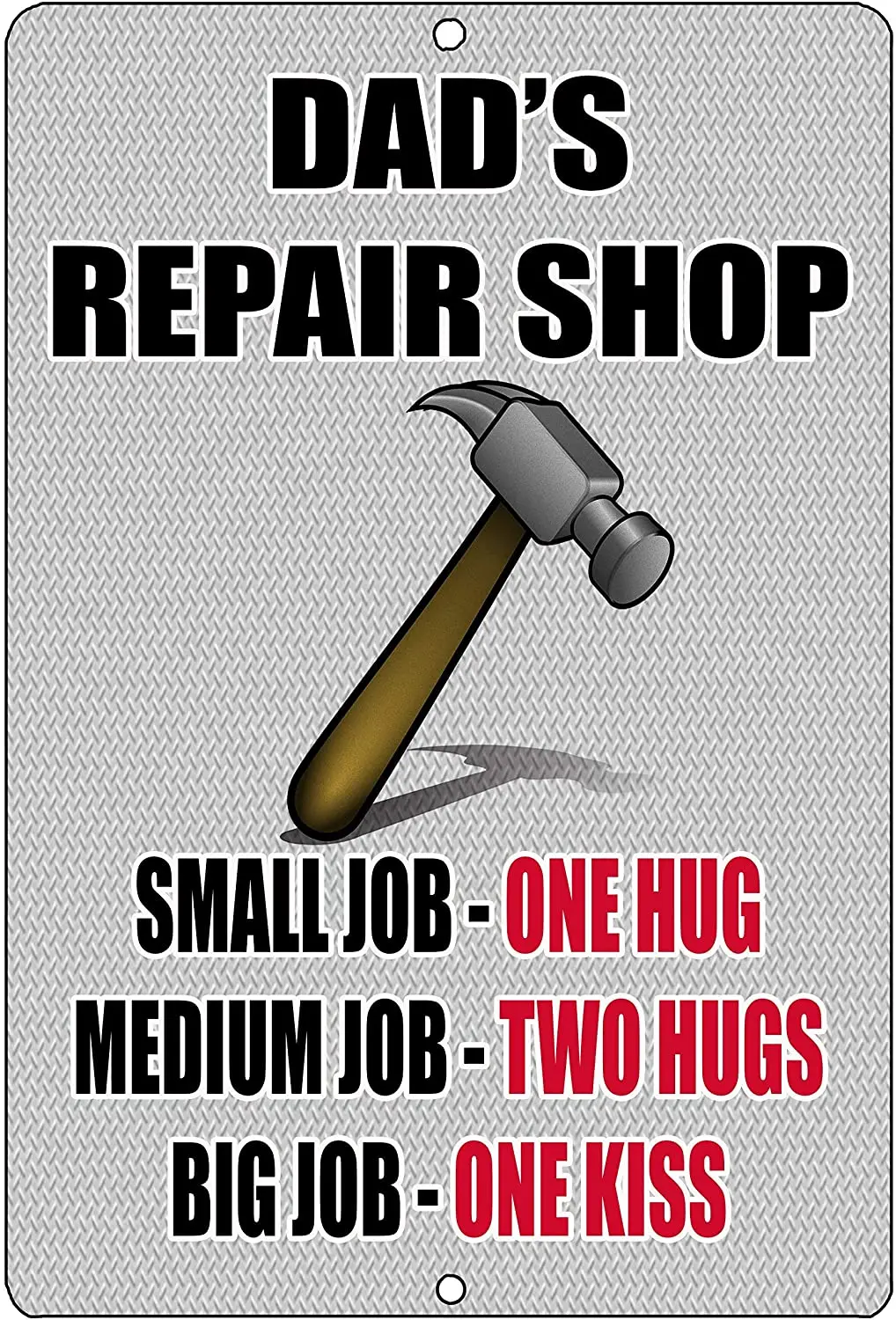 

AIDANDAN Bar Rules Tin Sign Dad Repair Shop Wall Decor Garage Man CaveOld Design Tin Signs Vintage Metal 20 X 30 cm