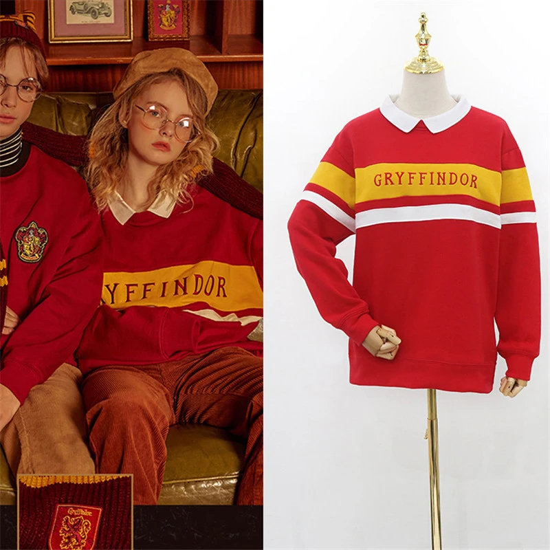Толстовка Униформа Слизерин Hufflepuff джемпер Косплей Ravenclaw Толстовка костюм Толстовка и штаны Гриффиндор джемпер свитер униформа