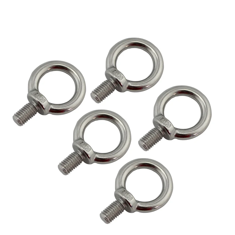 5 шт. DIN 580 рым болт с кольцом петля винт морской Класс Нержавеющая сталь 304 и 316 Heavy