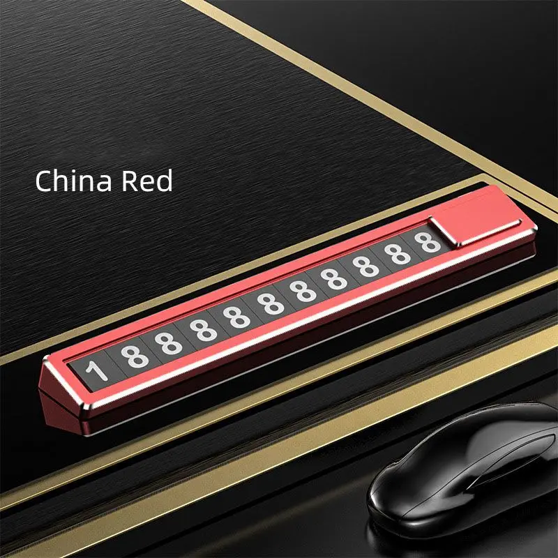 Карта временной парковки из металлического сплава табличка с номером телефона