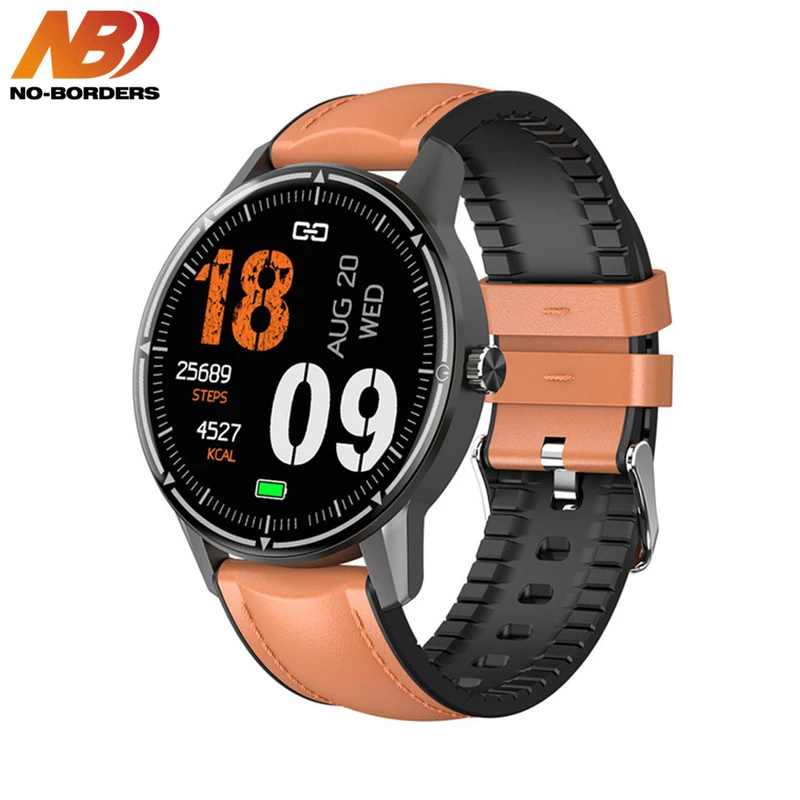 

NO-BORDERS R8 Full Touch Screen Smart 2020 Watch Men Women Multi-Sport Mode Smartwatch IP68 Waterproof Watch For iOS Android