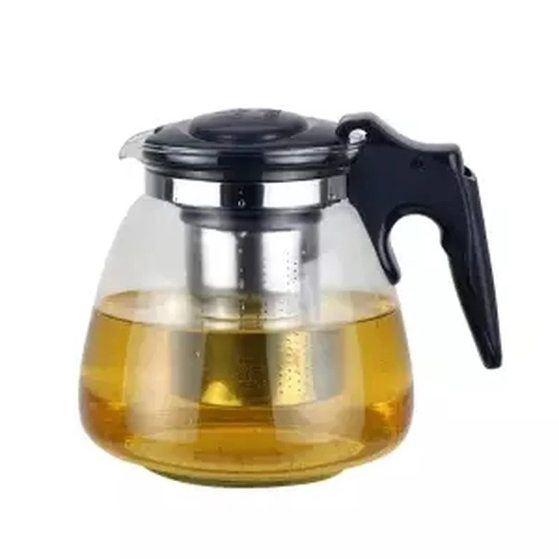 Стеклянный чайник чайный набор устойчивый к высоким температурам толстый