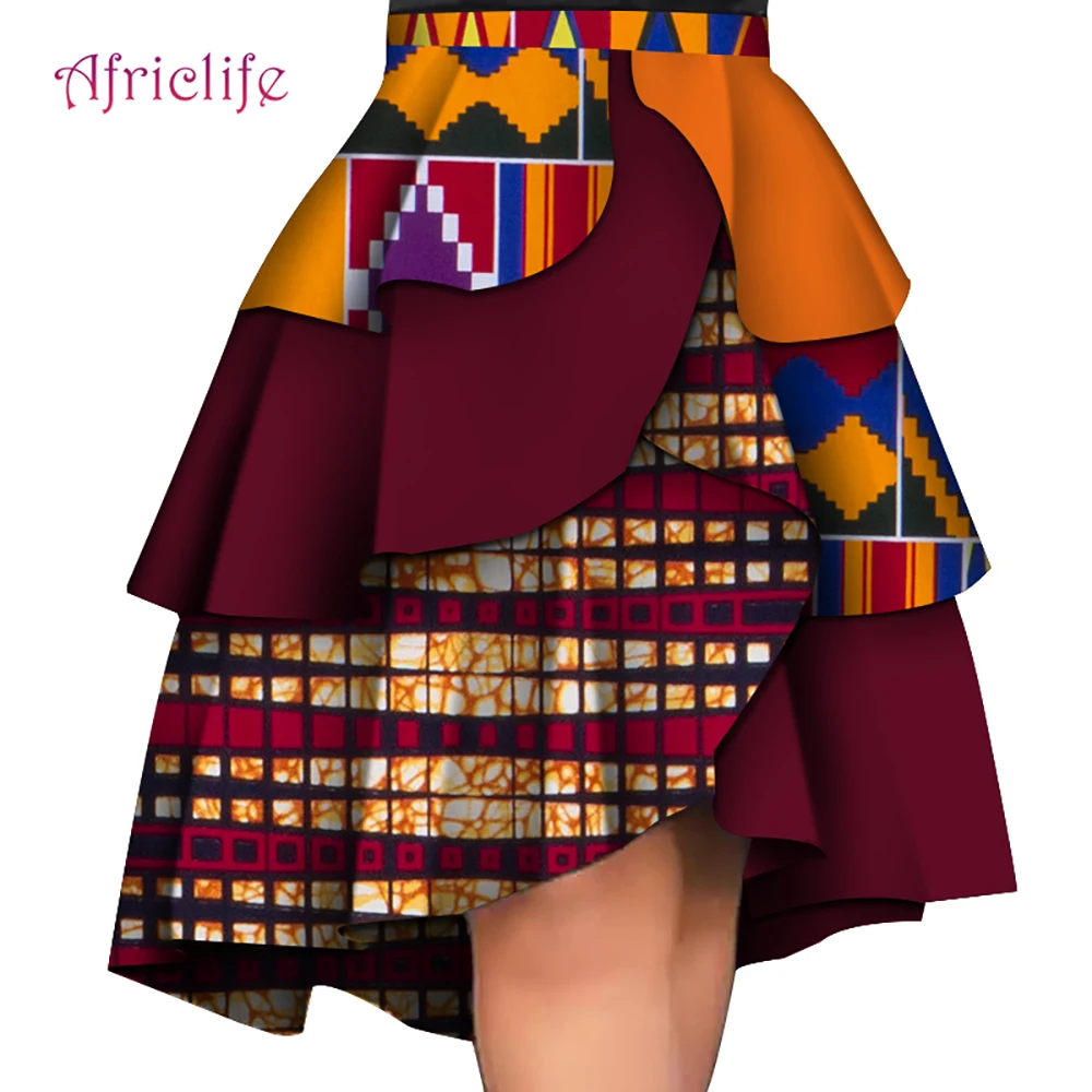 Новый дизайн мини юбка платья с Африканским принтом женское сексуальное