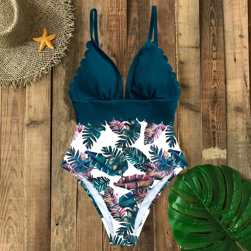 Сексуальный цельный купальник с открытыми плечами и оборками новая купальная