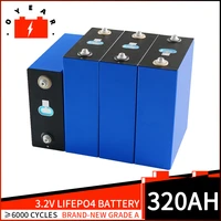 grade a 4pcs 3 2v 320ah lifepo4 battery 310ah new 12v cell pack for ev rv solar energy storage europe warehouse fast delivery