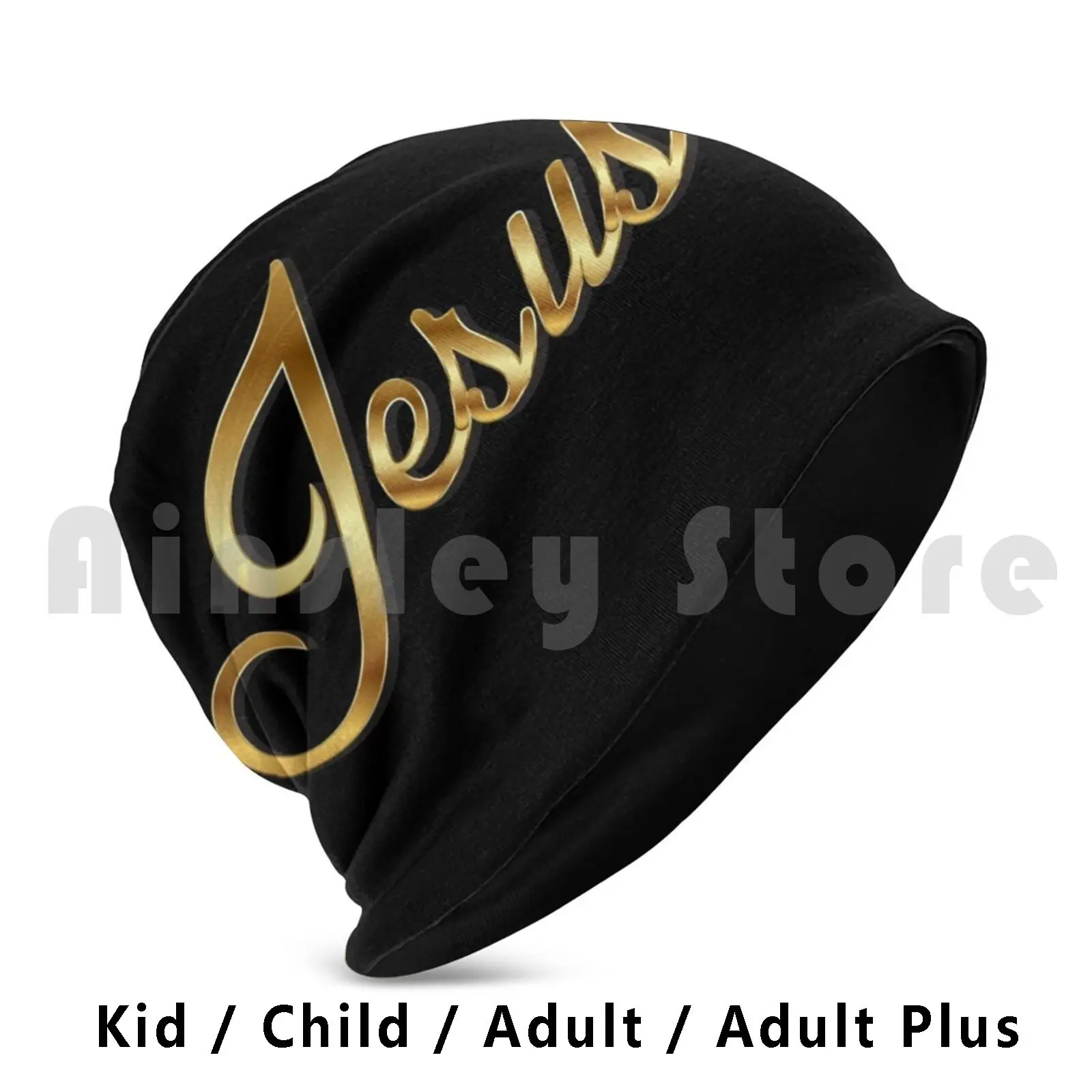 

Jesus Beanie Hedging Cap DIY Print Cushion Jesus Christian God Bible Faith Christianity Quote Christ Religious Verse