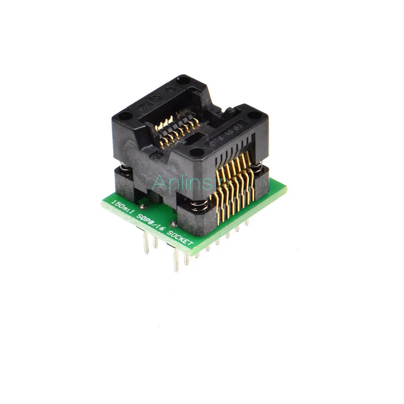 SOIC16 SOIC 16 SOP16 для DIP16 программист разъем адаптера тела Ширина 3 8 мм 150MIL IC гнездо