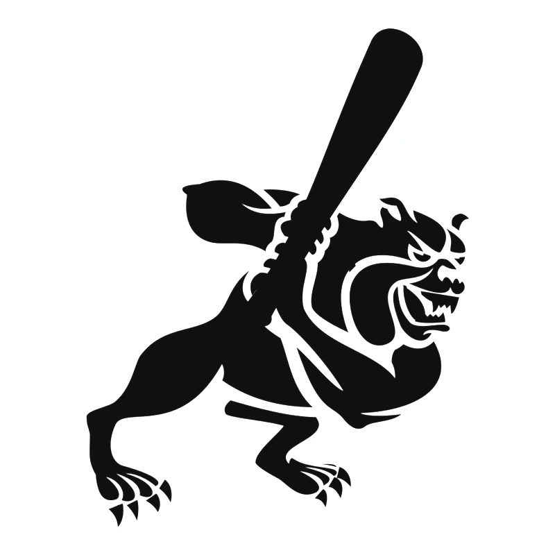 

CS31137# Die-Cut Vinyl Decal Bulldog Car Sticker Waterproof Auto Decors on Car Body Bumper Rear Window