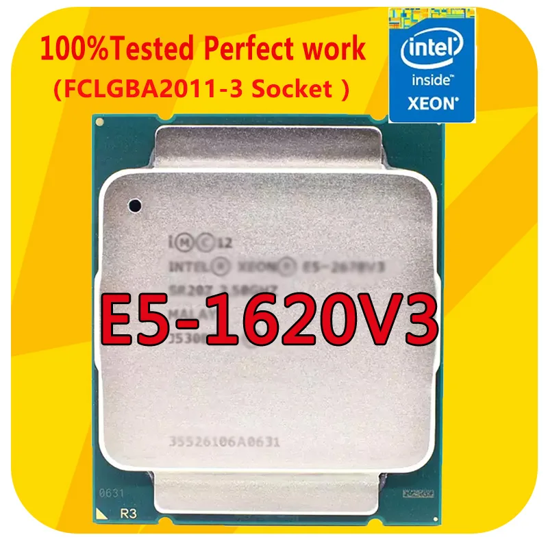 

E5-1620V3 Intel Ксеон E5-1620V3 3,5 ГГц 4 ядра 10 м Смарт Кэш Процессор процессор LGA2011-3 для x99 материнская плата