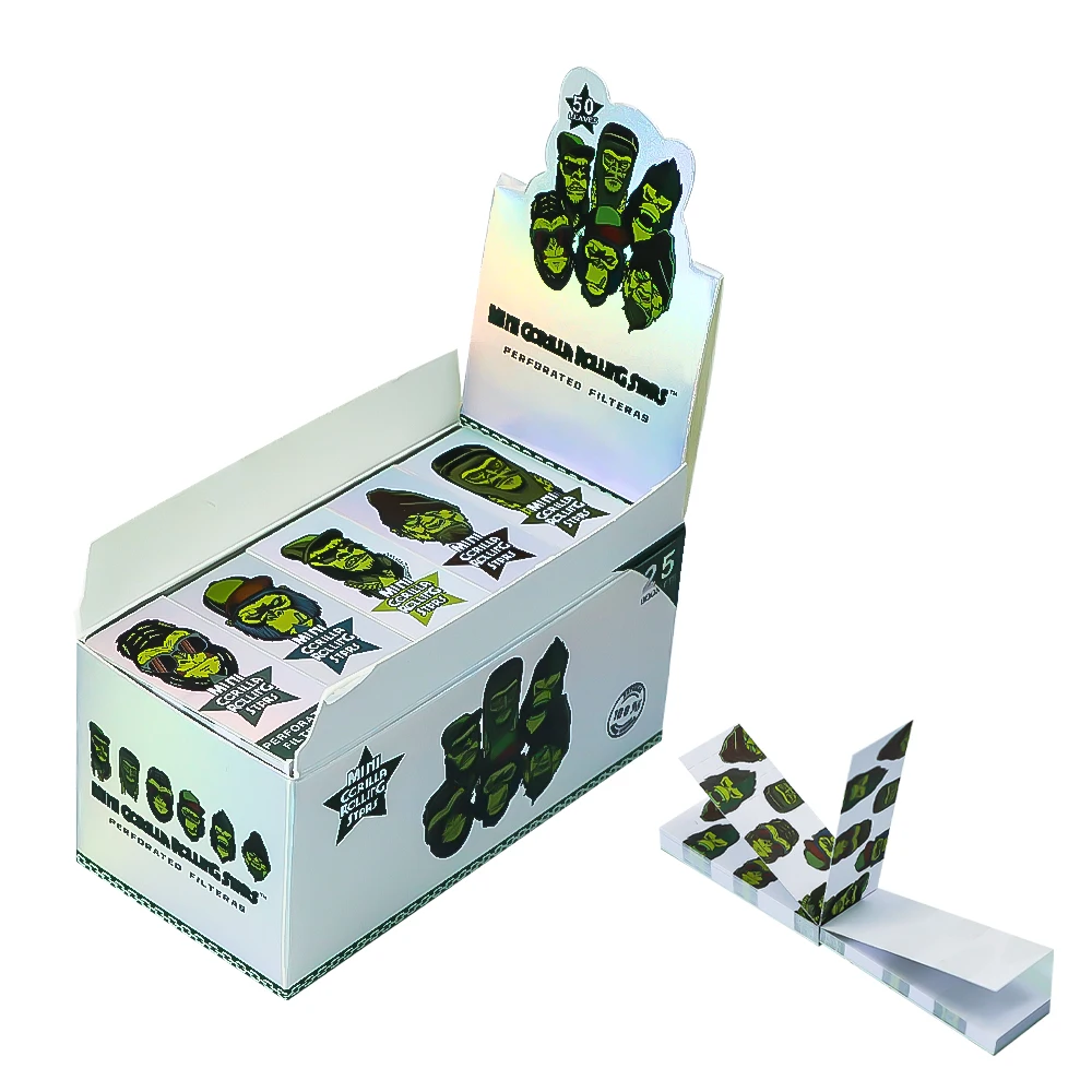 25 буклетов насадки для фильтров сигарет прокатная бумага натуральные