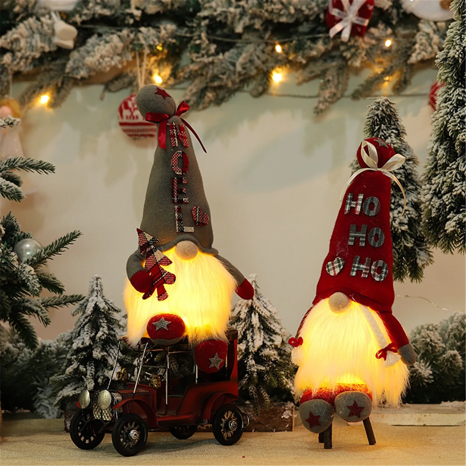 

Christmas Luminous Dwarf Doll Luminous Forest Doll Ornament Doll Wedding Holidays Birthday Christmas Hal