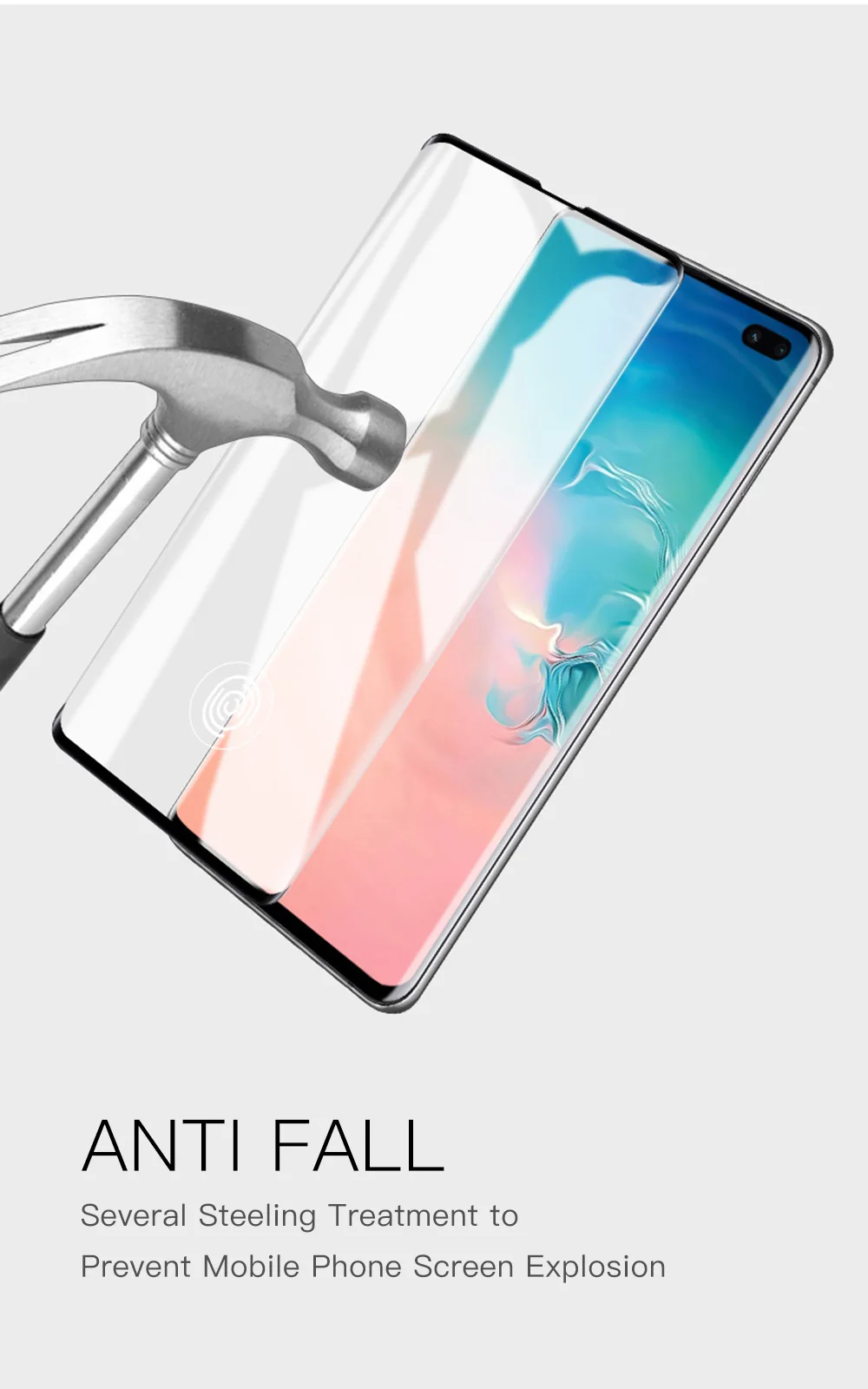 Разблокировка отпечатков пальцев закаленное стекло для samsung Galaxy S10 S8 S9 Plus Защитное стекло для экрана протектор для samsung Note 8 9 10