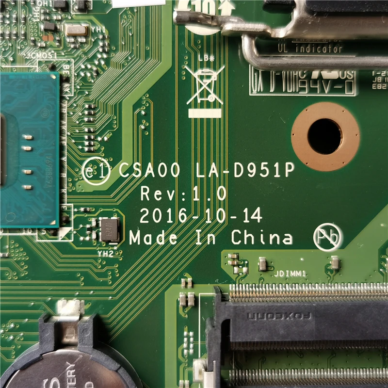 Оригинальная материнская плата все-в-одном для Lenovo AIO 510-23ISH CSA00 LA-D951P 00UW376 H110 DDR4 LGA1151