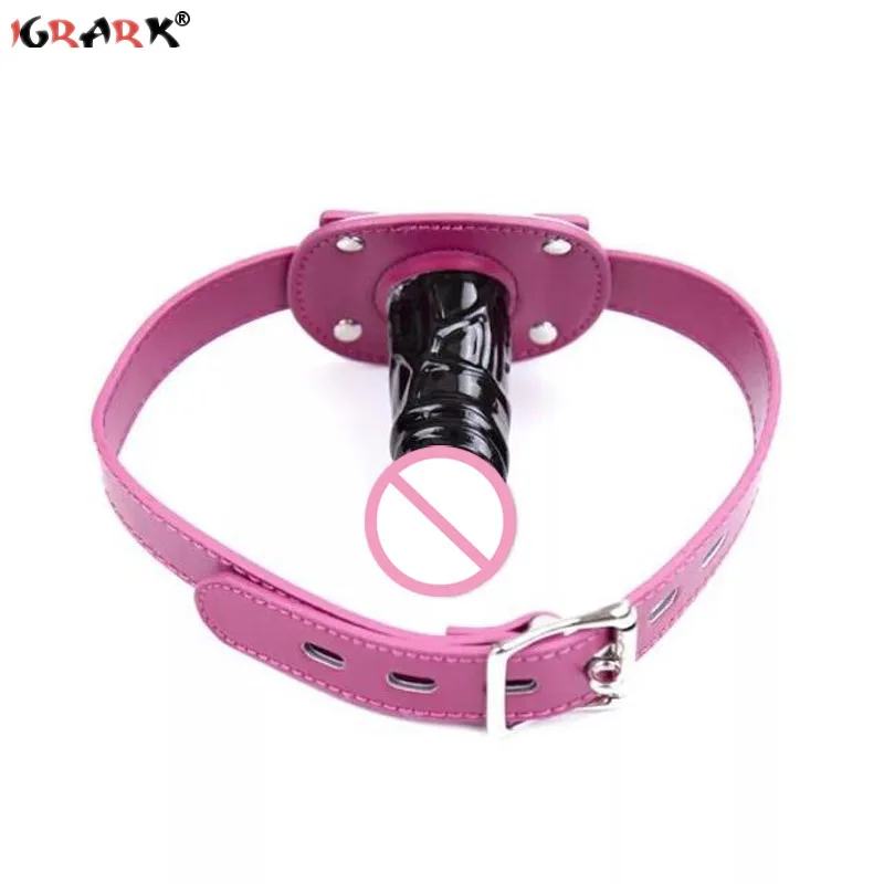 Силиконовая пробка для пениса фаллоимитатор с открытым ртом кляп фетиш бдсм