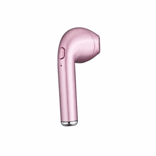 Rose gold single I7s TWS беспроводные Bluetooth наушники с гарнитурой наушники для Iphone X 6 7 8 plus samsung Xiaomi huawei LG - Цвет: Rose gold single