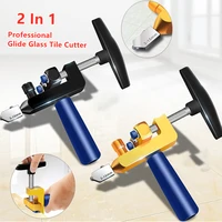 8 Pcs/lot  2 In 1 Professional Easy Glide Glass Tile Cutter Ceramic Tile Glass Cutting Multifunctional Tool Tile Cutter 2 Colors