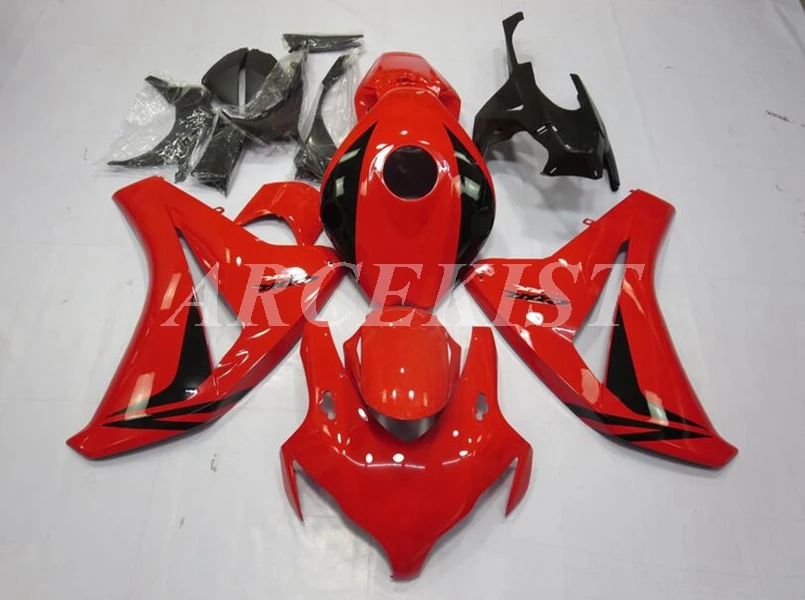 

New ABS Plastic Injection Mold Full Fairing Kit Bodywork fit for HONDA CBR1000RR 1000RR 2008 2009 2010 2011 Red black glossy