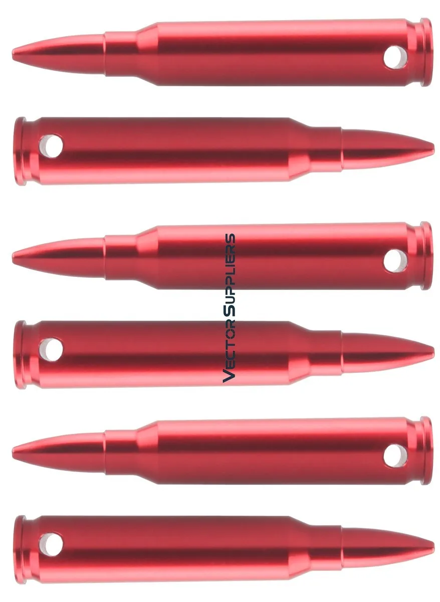 Векторная оптика металлические защелкивающиеся колпачки для 223 Remington, 7,62x39 мм, 300 затемнение, 9 мм, винтовка пистолета Calibers Safty Traning Round