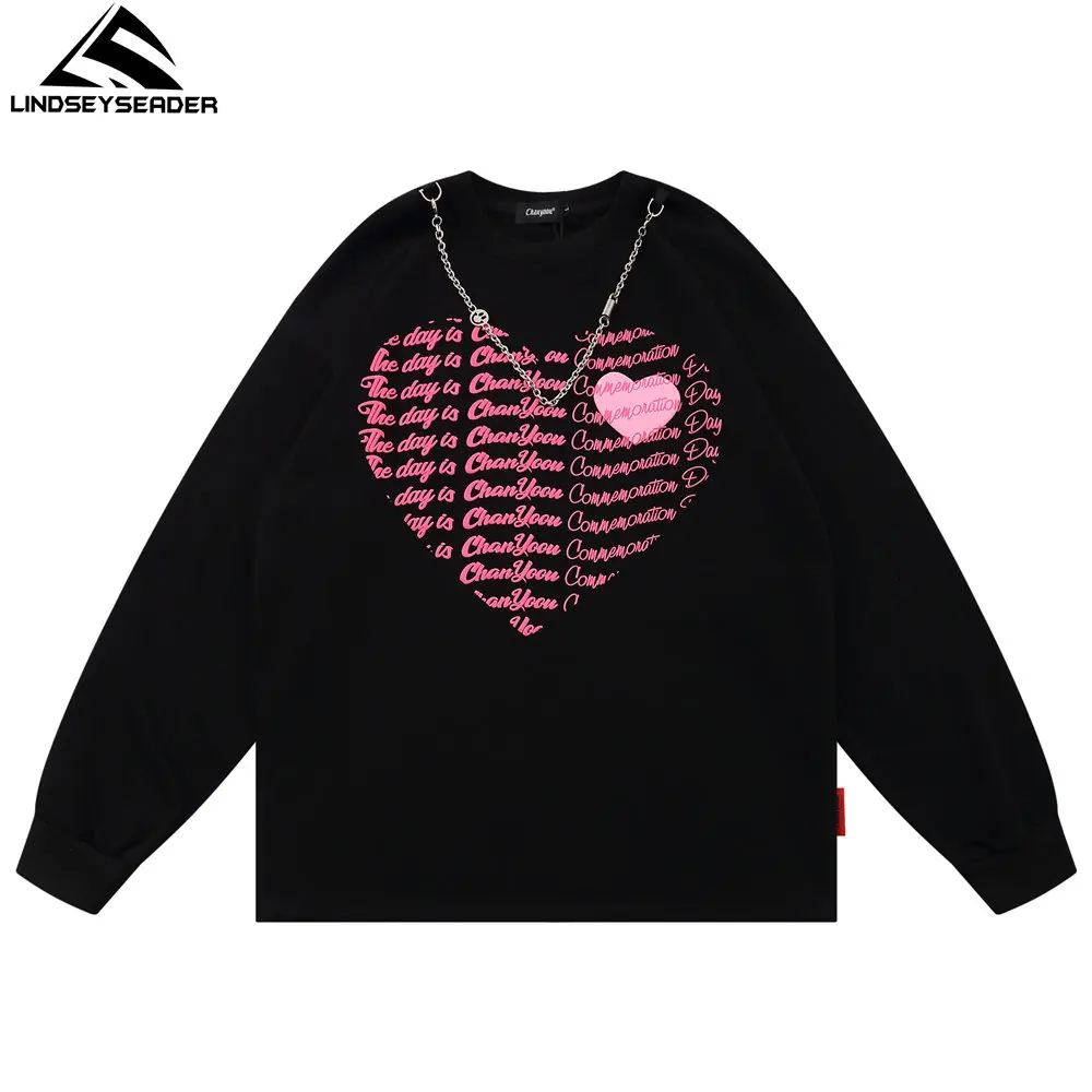 

Autumn Tops Men's T-shirt Anime Girl Printed Hip Hop Oversized Streetwear Harajuku Full Sleeve T Shirt Cotton Tops Men Clothing