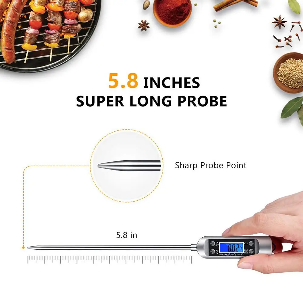 Пособия по кулинарии термометр Еда Температура воды метр дома Кухня барбекю