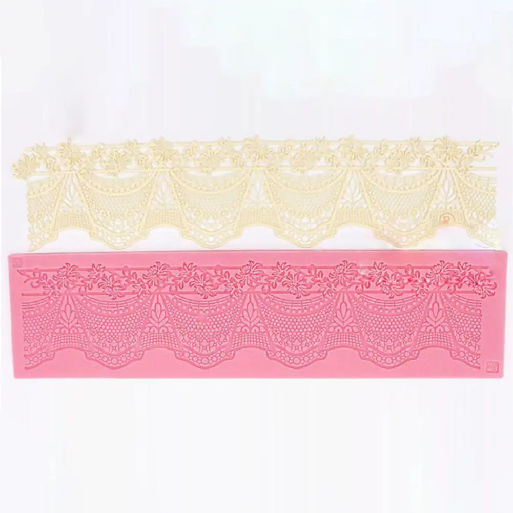 Силиконовая кружевная форма для торта сахарное ремесло помадки коврик украшения