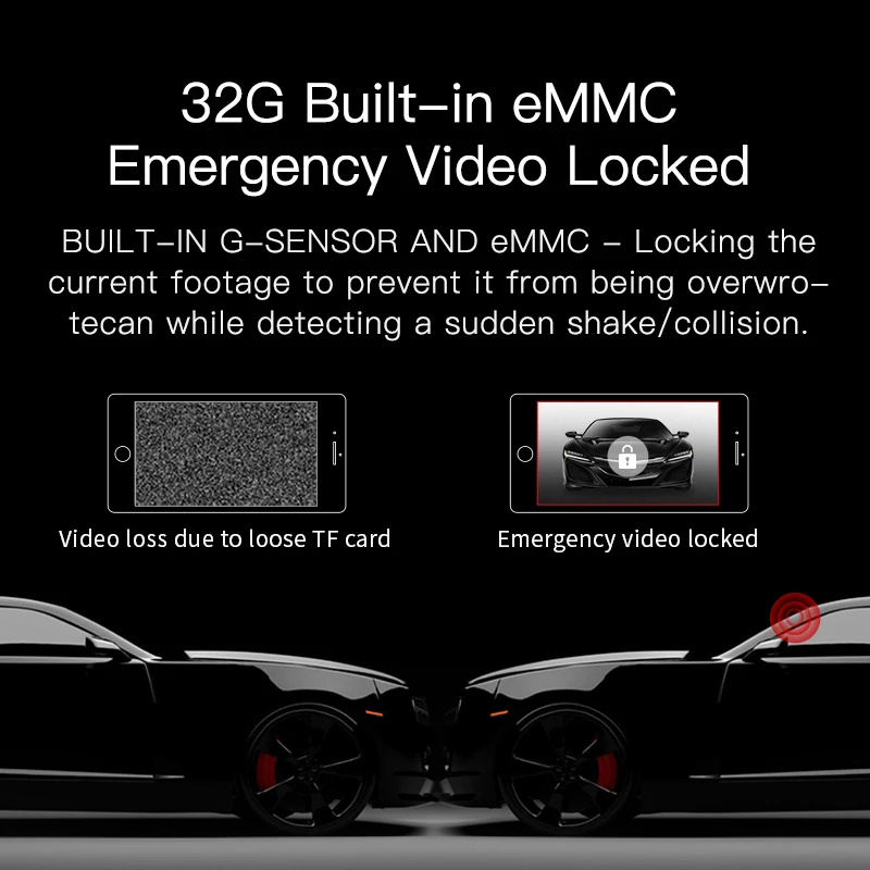 DDPai WiFi Автомобильный видеорегистратор Minione HD ночного видения 1080P Dash Cam F1.8 sony IMX307 nightwis 32GB Автомобильный видеорегистратор