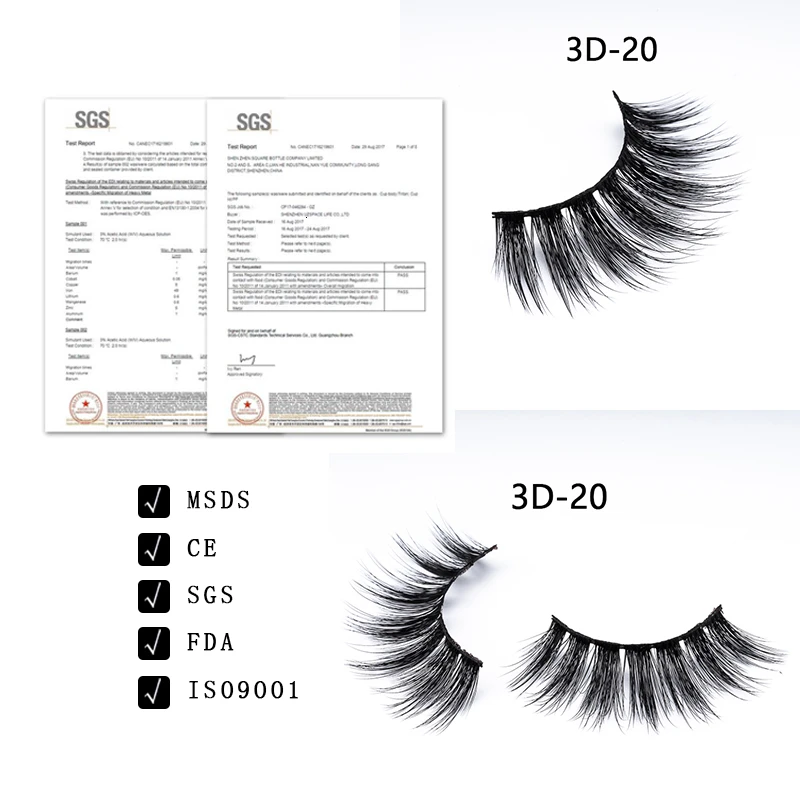 DORADOSUN 5 пар 3D искусственная норка косплей полная полоса ресницы в полоску
