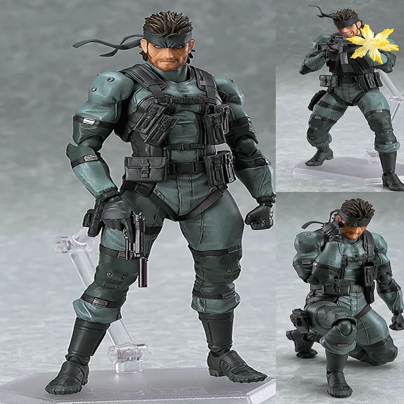 Фигурка солдатика Figma 243 Game Snake Gurlukovich Gear Solid 2: Sons Of Liberty 298 металлическая Экипировка