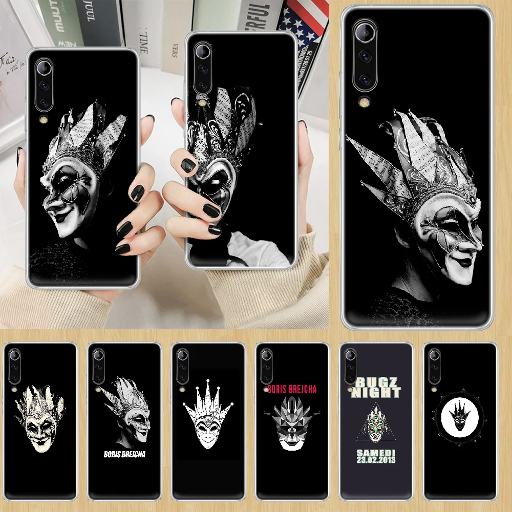 DJ Boris Brejcha чехол для телефона XIAOMI redmi note K 4 5 6 7 8 9 10 20 30 3 A X Pro Ультра Прозрачный