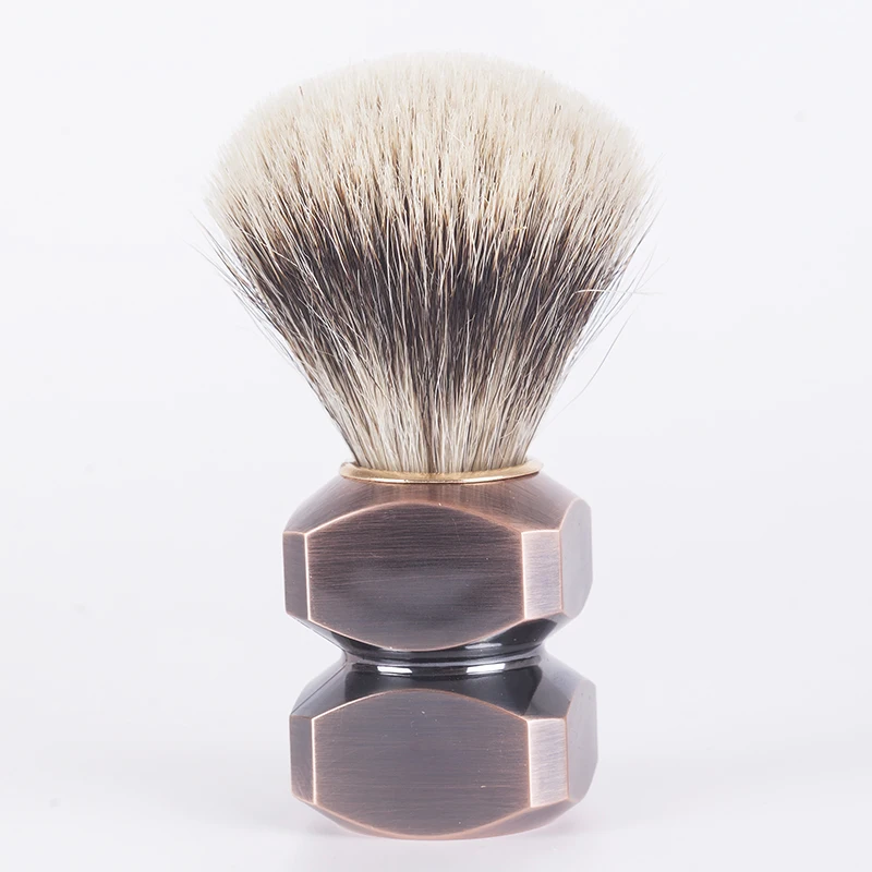 

ArtSecret SV-595 High Quality Silver Tip Grade A Soft Badger Hair Plating Handle Shaving Brush Men's Face Beard Tooling