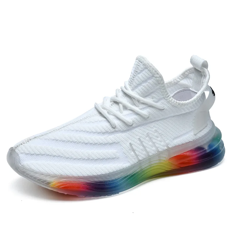 

Fashion Sports Sneakers Lightweight Men Casual Shoes Breathable Male Footwear Lace Up Walking Shoe