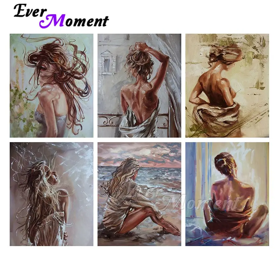 Набор для алмазной живописи с девочкой из смолы 3F2420|Алмазная мозаика и вышивка| |