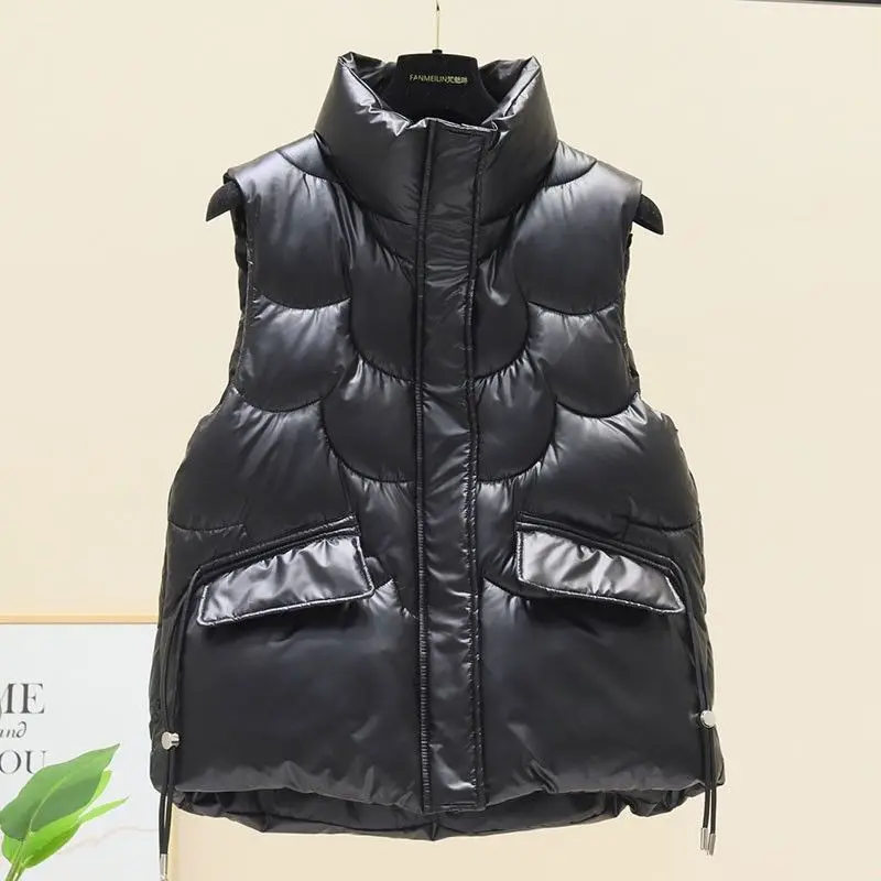 Хлопковый водонепроницаемый жилет для женщин Зимний новый Европейский с