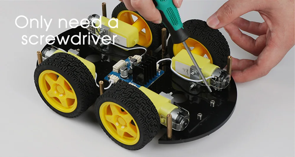 Emakefun для Arduino робот 4WD автомобили приложение RC пульт дистанционного управления Bluetooth робототехники Обучающий Набор Обучающие игрушки для детей