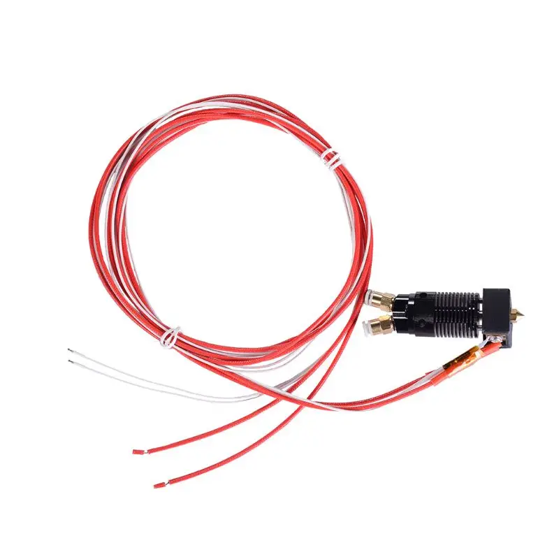 Профессиональный Прочный двухцветный экструдер 2 в 1 с выходом 12/24 комплект сопла